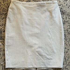 Etcetera Striped Pencil Skirt